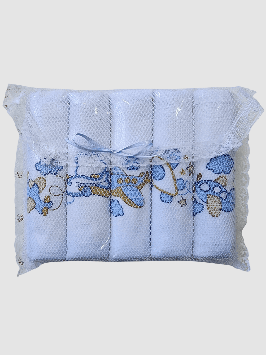 Kit com 5 fraldas - Avião