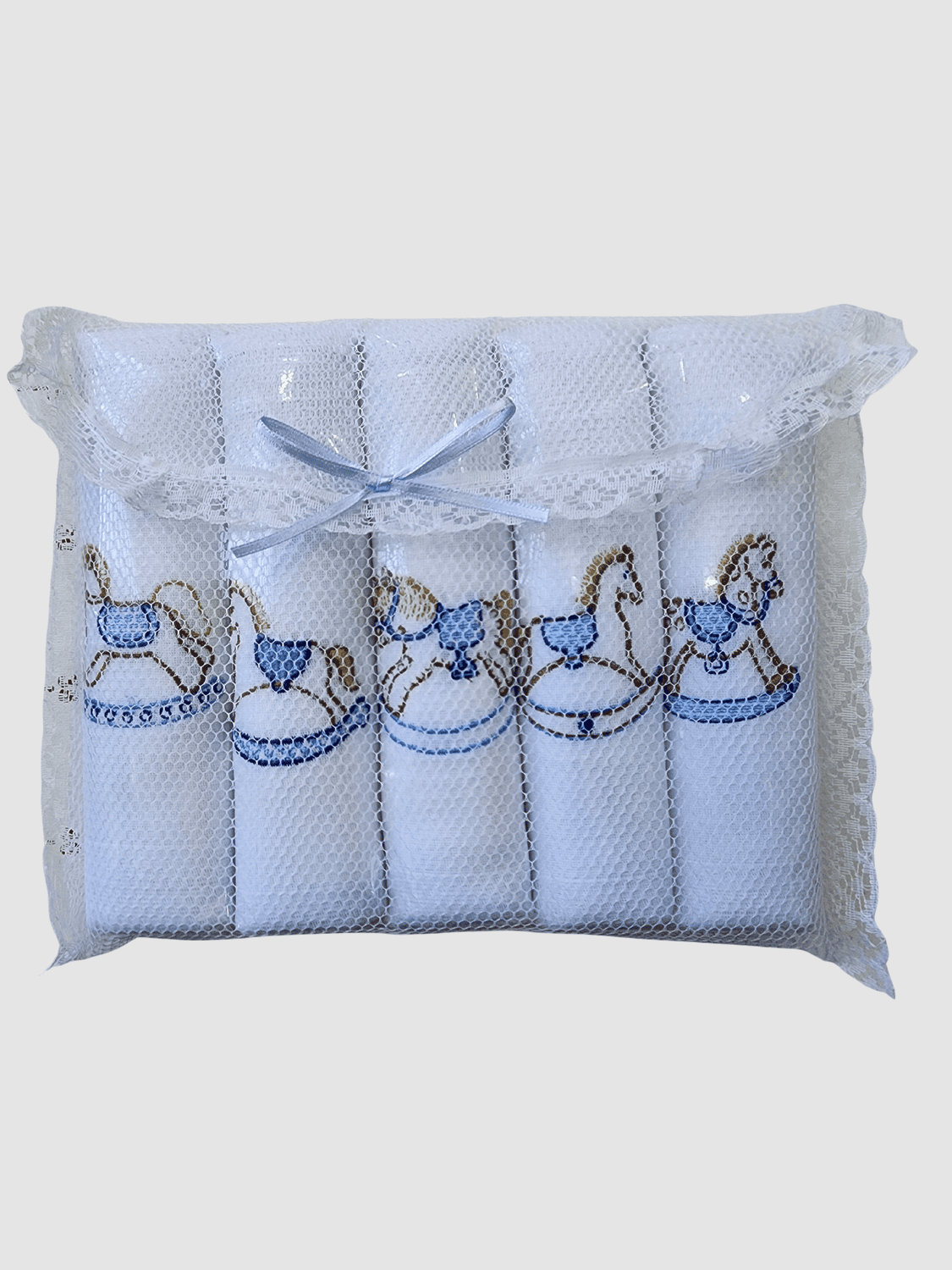 Kit com 5 fraldas - Cavalinho