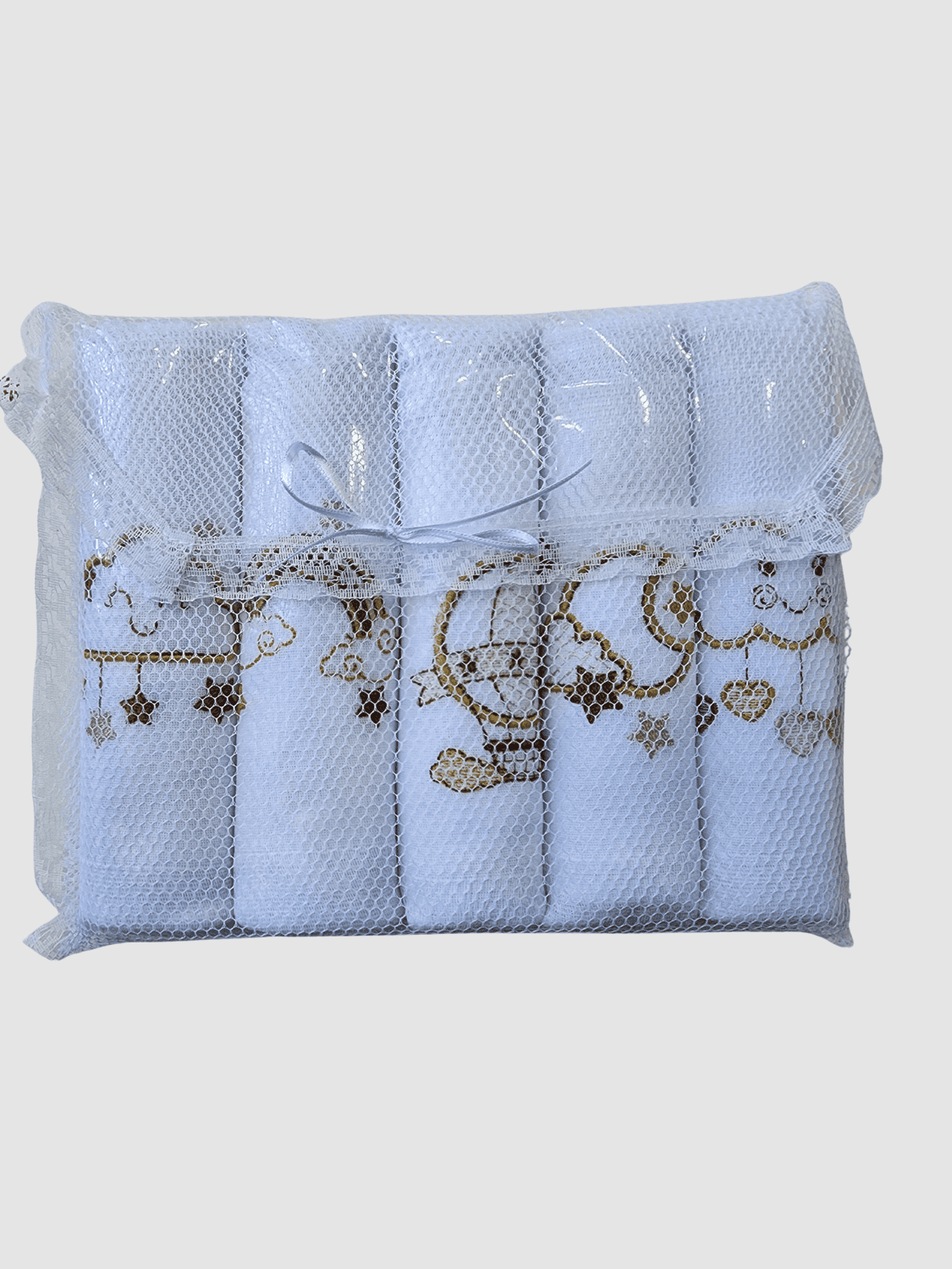 Kit com 5 fraldas - Balão e céu