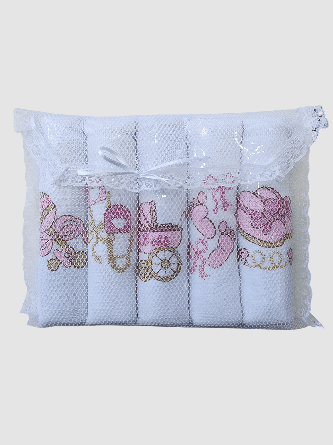 Kit com 5 fraldas - Bebê