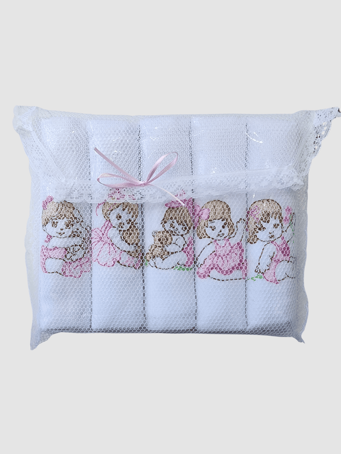 Kit com 5 fraldas - Boneca