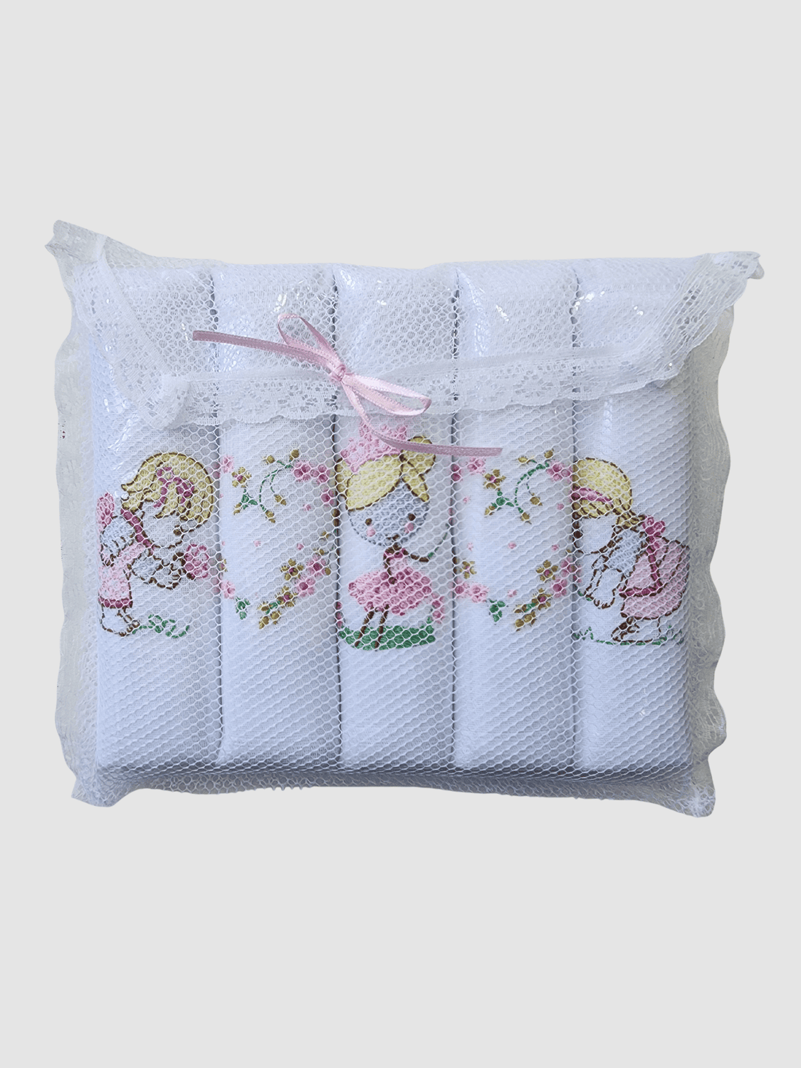 Kit com 5 fraldas - Boneca