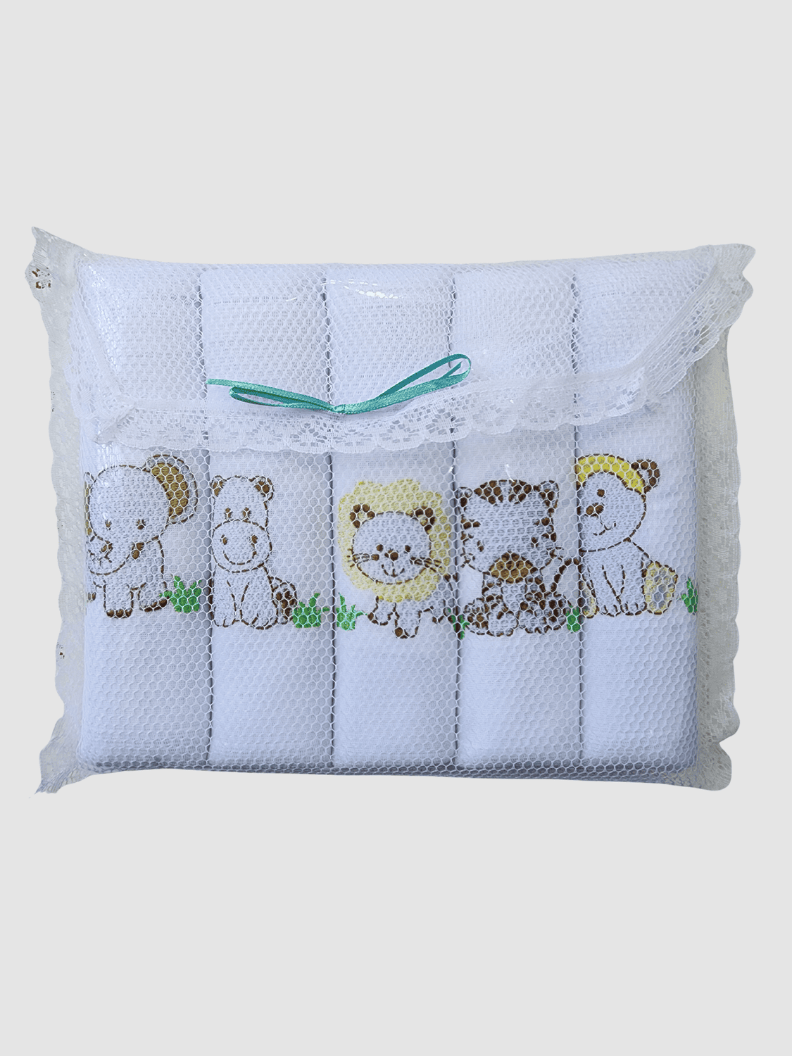 Kit com 5 fraldas - Bichinhos