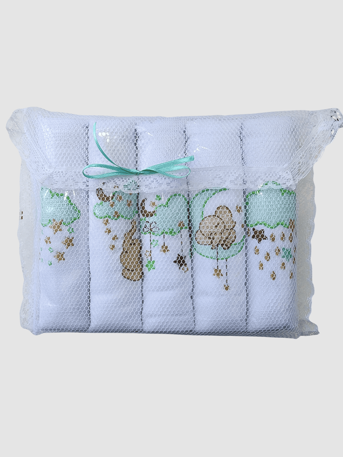 Kit com 5 fraldas - Céu